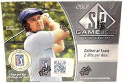 2021 Upper Deck SP Game Used Golf (Hobby Box)