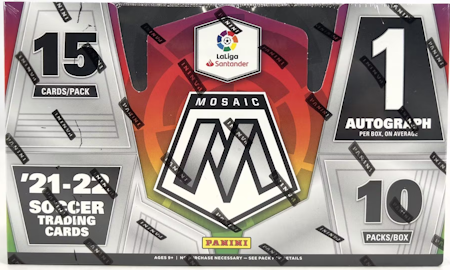 2021-22 Panini Mosaic La Liga Soccer (Hobby Box)