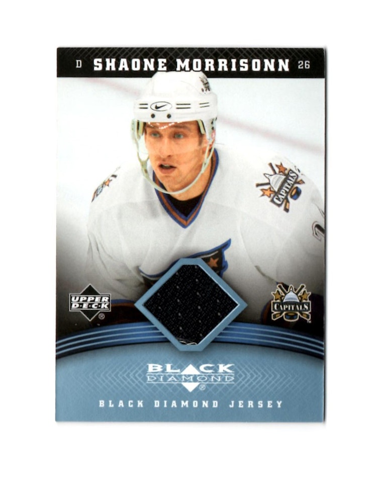 2006-07 Black Diamond Jerseys #JMO Shaone Morrisonn (30-C2-CAPITALS)