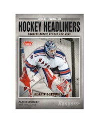 2006-07 Fleer Hockey Headliners #HL10 Henrik Lundqvist (10-X194-RANGERS)