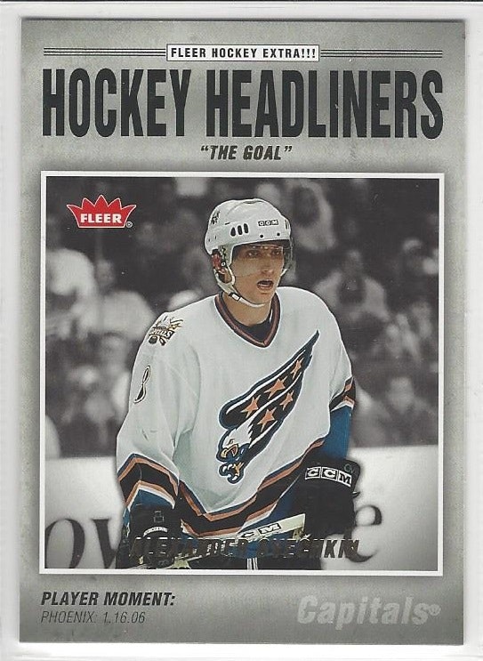 2006-07 Fleer Hockey Headliners #HL16 Alexander Ovechkin (15-X150-CAPITALS)