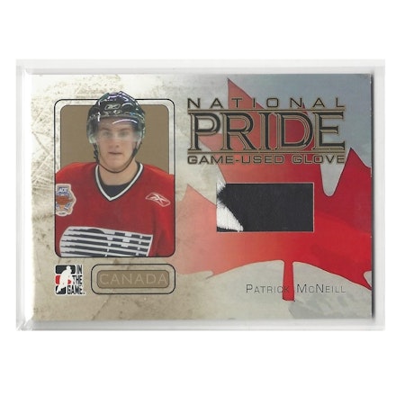 2006-07 ITG Heroes and Prospects National Pride Gold #NP15 Patrick McNeill (150-30x9-CANADA)