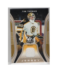2006-07 SP Game Used Authentic Fabrics Parallel #AFTT Tim Thomas (50-X228-GAMEUSED-SERIAL-BRUINS)