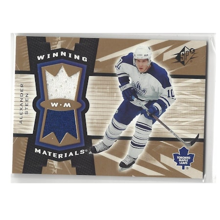 2006-07 SPx Winning Materials #WMAS Alexander Steen (50-X94-MAPLE LEAFS)