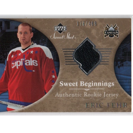 2006-07 Sweet Shot #160 Eric Fehr JSY RC (30-X234-GAMEUSED-SERIAL-RC-CAPITALS)