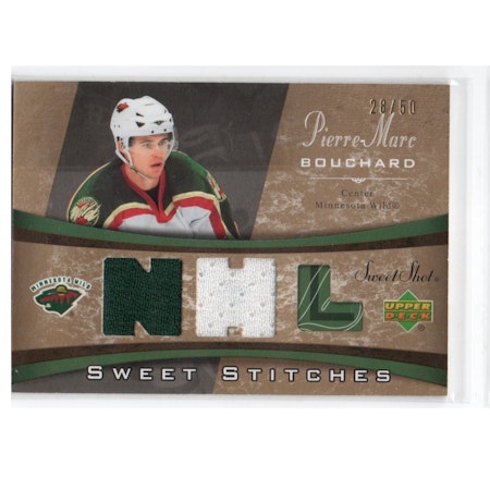 2006-07 Sweet Shot Sweet Stitches Duals #SSBO Pierre-Marc Bouchard (40-X266-NHLWILD)
