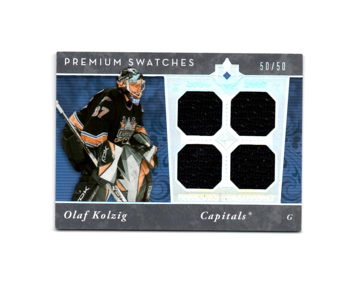 2006-07 Ultimate Collection Premium Swatches #PSOK Olaf Kolzig (100-X104-CAPITALS)