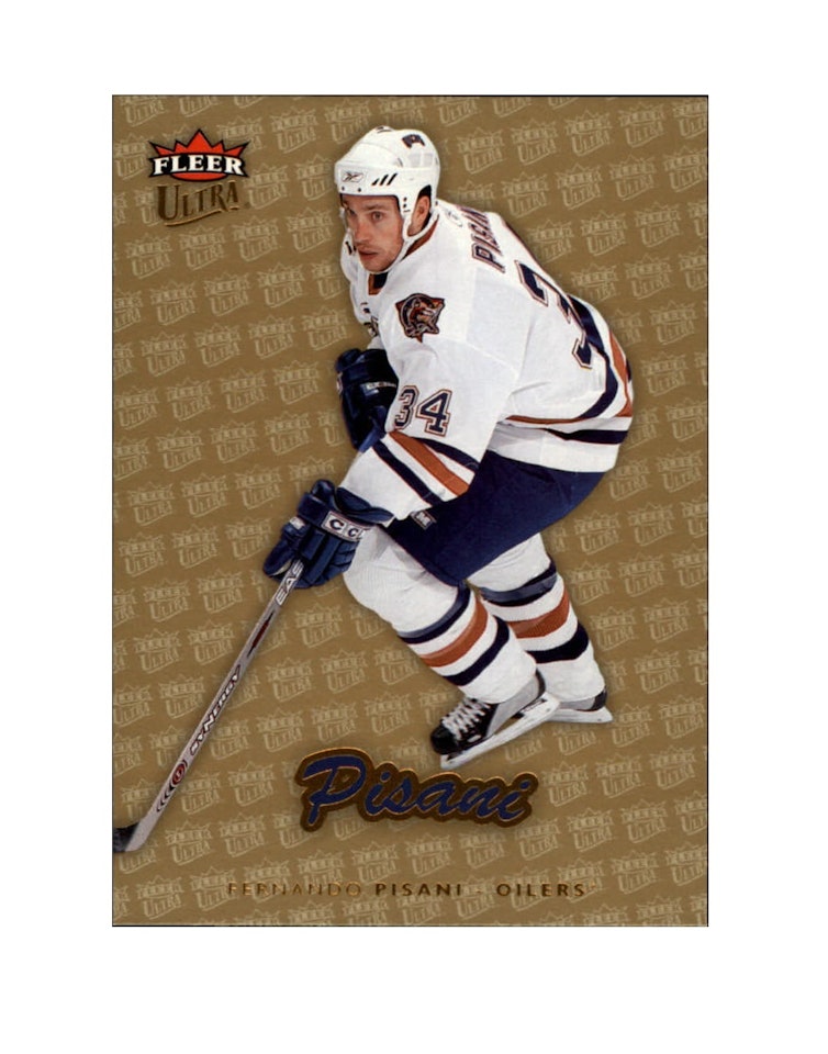 2006-07 Ultra Gold Medallion #82 Fernando Pisani (10-X125-OILERS)