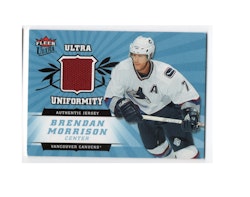 2006-07 Ultra Uniformity #UBM Brendan Morrison (15-X207-CANUCKS) SE SKICK