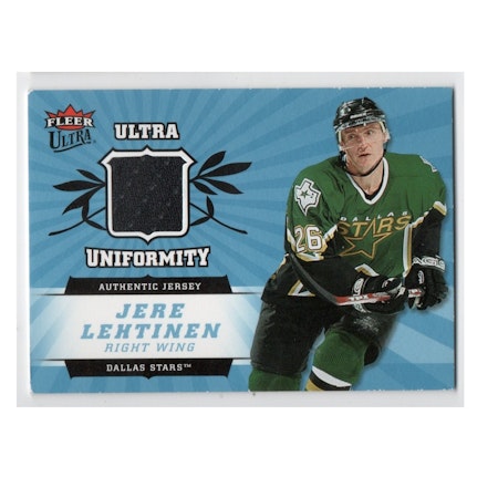 2006-07 Ultra Uniformity #UJL Jere Lehtinen (10-X209-NHLSTARS) SE SKICK