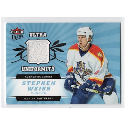 2006-07 Ultra Uniformity #USW Stephen Weiss (15-X208-NHLPANTHERS) SE SKICK