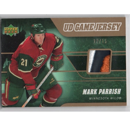 2006-07 Upper Deck Game Jersey Patches #J2MP Mark Parrish (100-X232-GAMEUSED-SERIAL-NHLWILD)