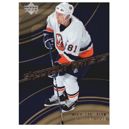 2006-07 Upper Deck Shootout Artists #SA2 Miroslav Satan (10-X165-ISLANDERS)