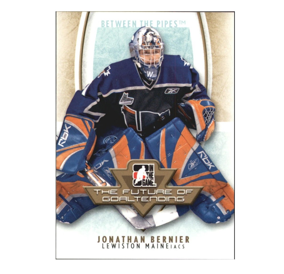 2007-08 Between The Pipes The Future of Goaltending #FOG08 Jonathan Bernier (10-X7-OTHERS)