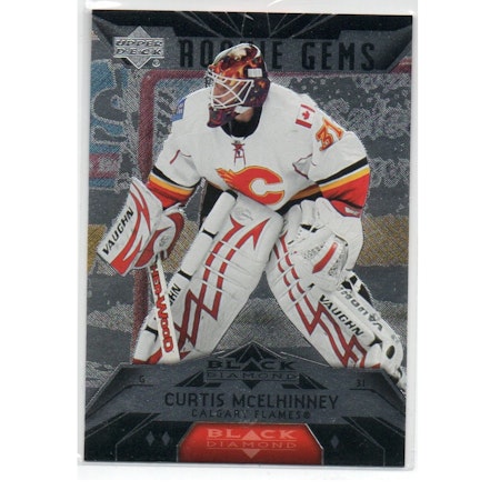 2007-08 Black Diamond #160 Curtis McElhinney RC (15-X135-RC-FLAMES)