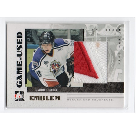 2007-08 ITG Heroes and Prospects Emblems #GUE20 Claude Giroux (300-X283-FLYERS)