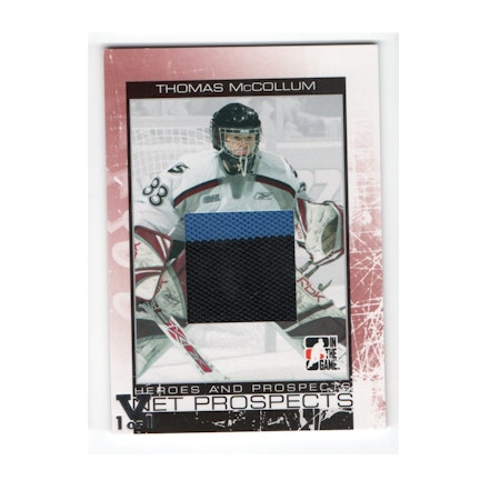 2007-08 ITG Heroes and Prospects Net Prospects #NP06 Thomas McCollum (50-X16-OTHERS)