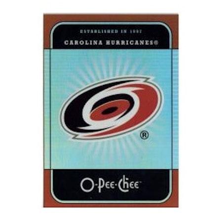 2007-08 O-Pee-Chee Team Checklists #CL6 Carolina Hurricanes (10-X176-HURRICANES)