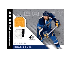 2007-08 SP Game Used Authentic Fabrics #AFBO Brad Boyes (40-29x2-BLUES)