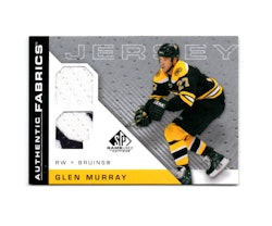 2007-08 SP Game Used Authentic Fabrics #AFGM Glen Murray (40-X135-BRUINS)