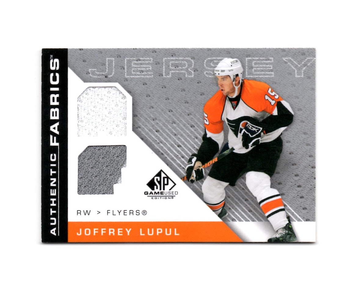 2007-08 SP Game Used Authentic Fabrics #AFJL Joffrey Lupul (40-16x5-FLYERS)