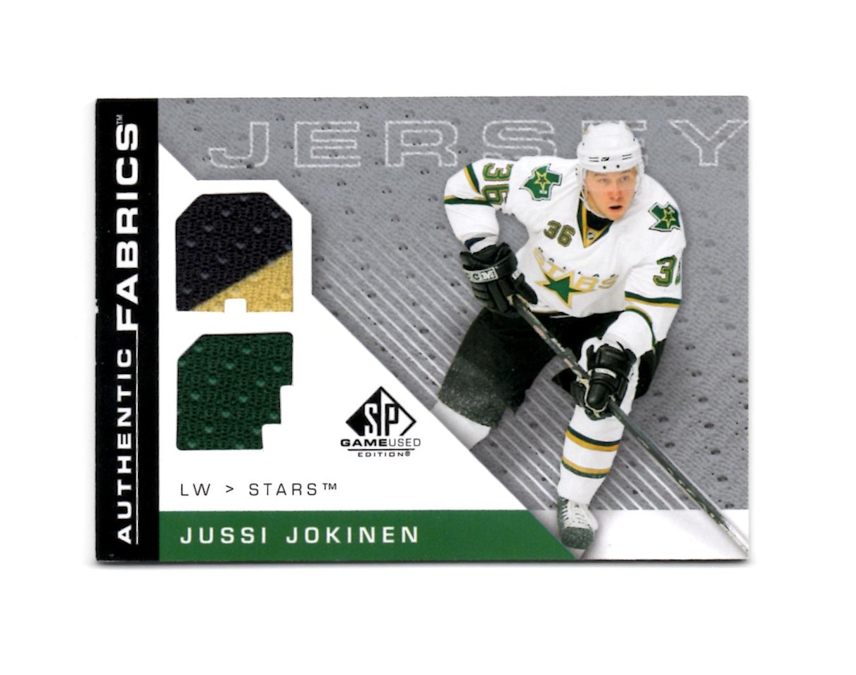 2007-08 SP Game Used Authentic Fabrics #AFJU Jussi Jokinen (40-22x4-NHLSTARS)