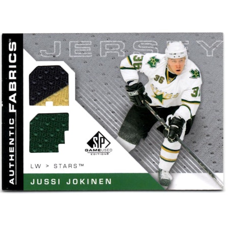 2007-08 SP Game Used Authentic Fabrics #AFJU Jussi Jokinen (40-22x4-NHLSTARS)