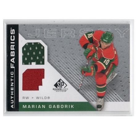 2007-08 SP Game Used Authentic Fabrics #AFMG Marian Gaborik (40-X237-NHLWILD)