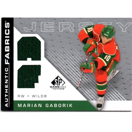 2007-08 SP Game Used Authentic Fabrics #AFMG Marian Gaborik (60-X134-NHLWILD)