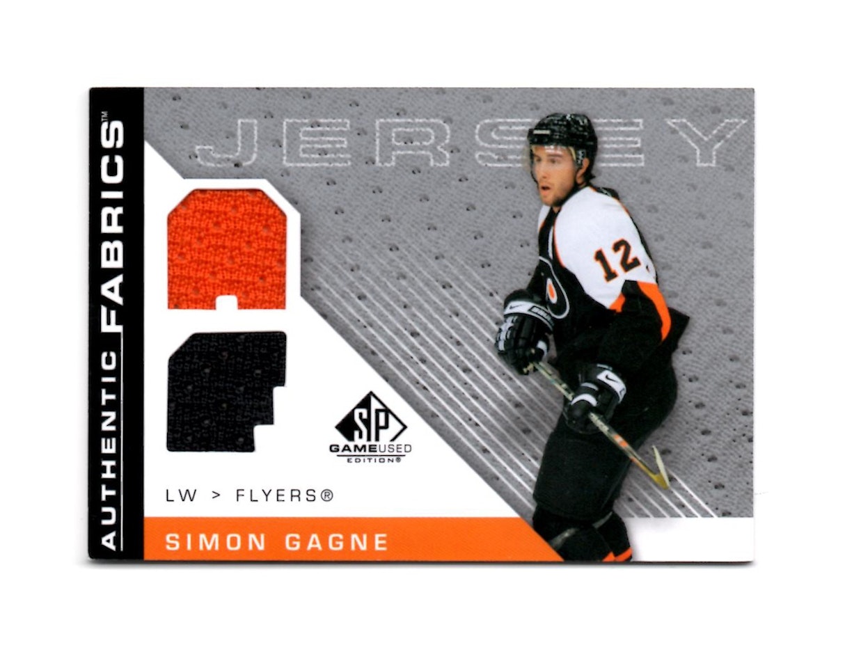 2007-08 SP Game Used Authentic Fabrics #AFSG Simon Gagne (50-X46-FLYERS)