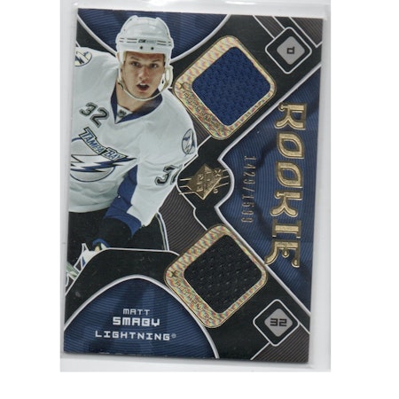 2007-08 SPx #200 Matt Smaby JSY RC (30-X237-LIGHTNING)