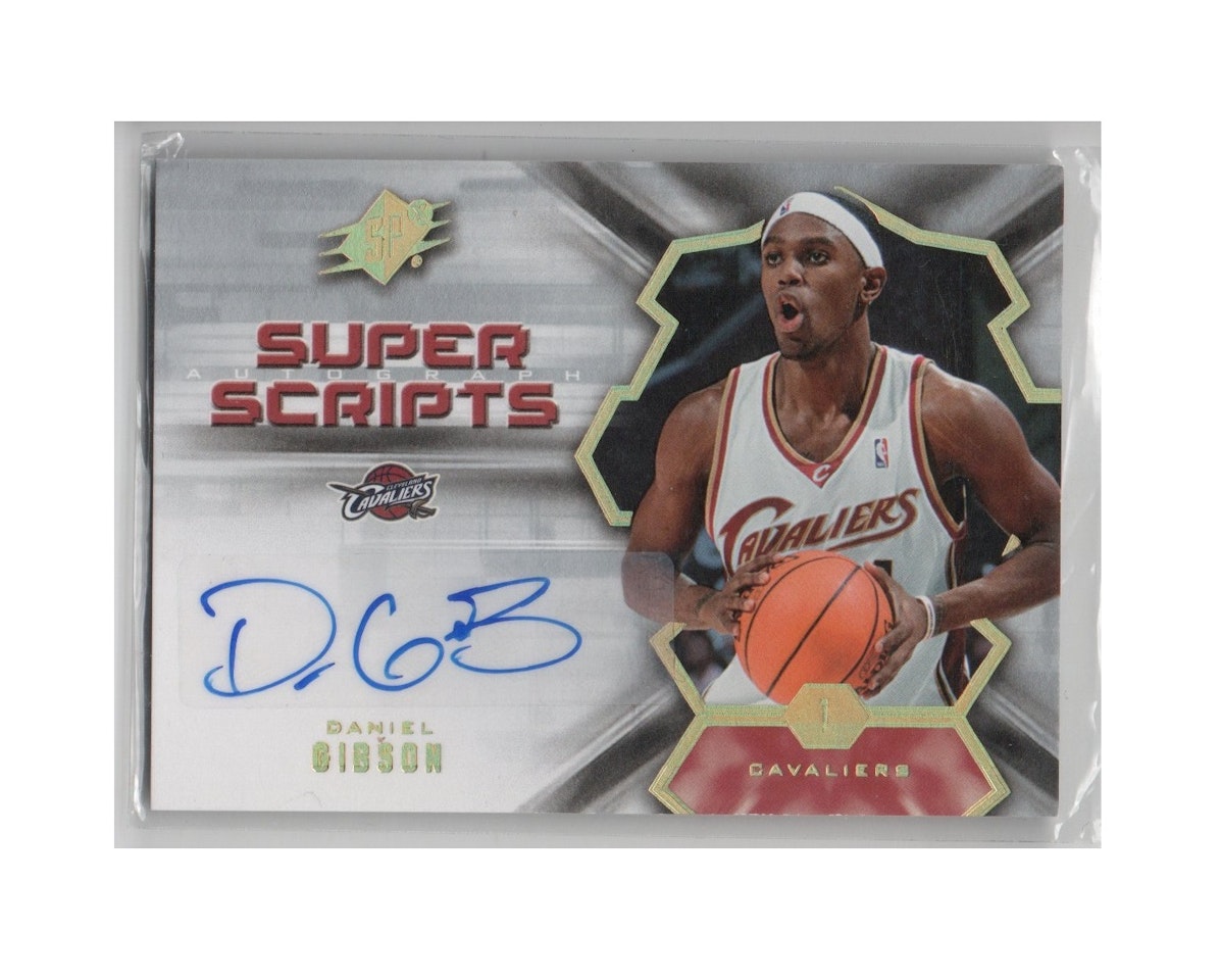2007-08 SPx Super Scripts #DG Daniel Gibson (30-X249-NBACAVALIERS)
