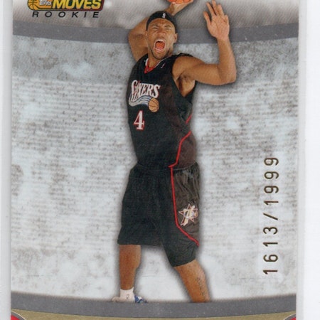 2007-08 Topps Trademark Moves #80 Derrick Byars RC (15-X306-NBA76ERS)