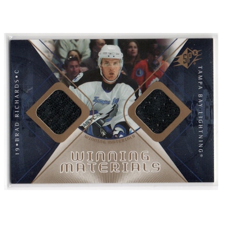 2007-08 SPx Winning Materials #WMBR Brad Richards (30-X150-GAMEUSED-LIGHTNING)