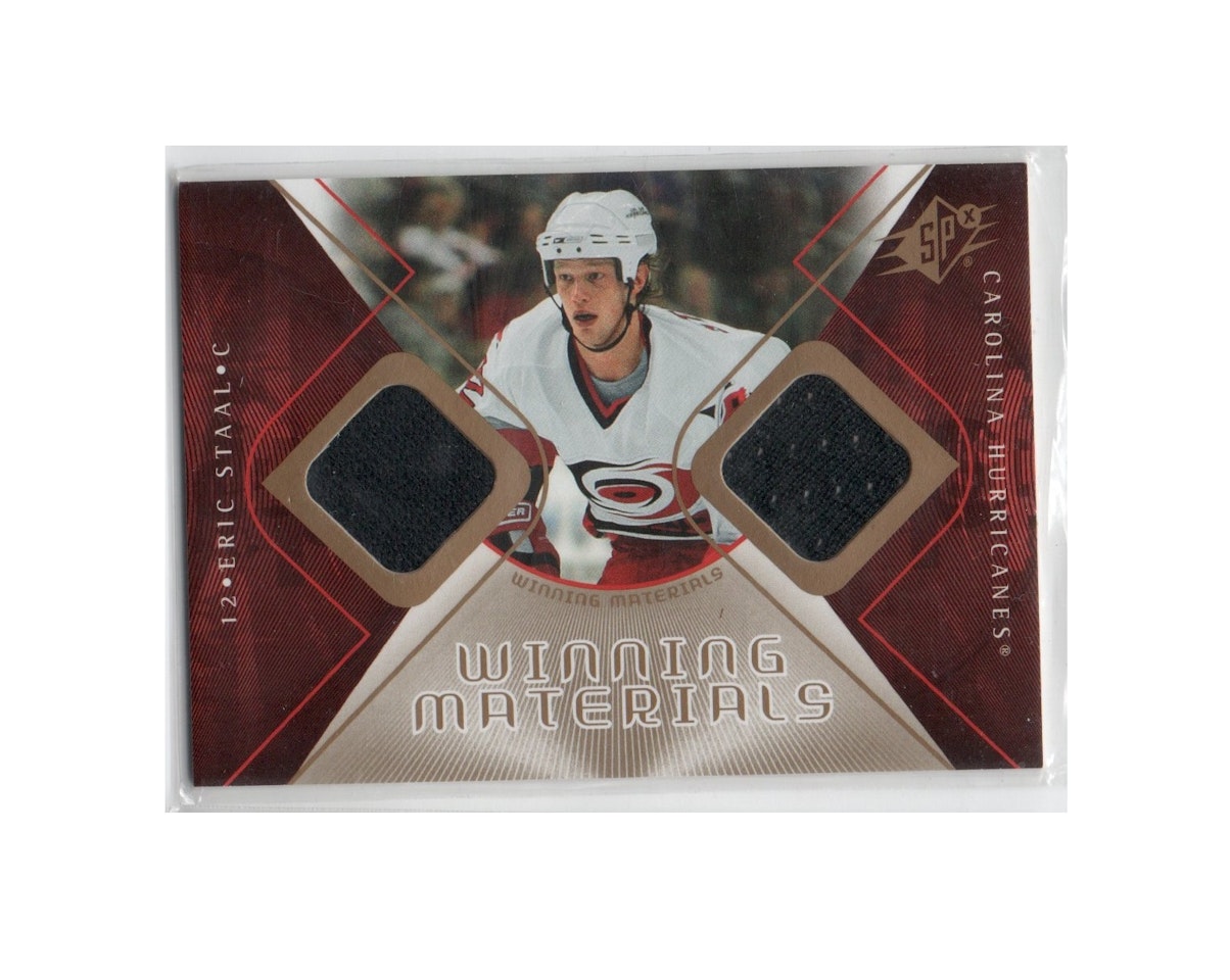 2007-08 SPx Winning Materials #WMES Eric Staal (40-X237-HURRICANES)