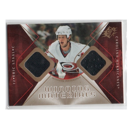 2007-08 SPx Winning Materials #WMES Eric Staal (40-X237-HURRICANES)