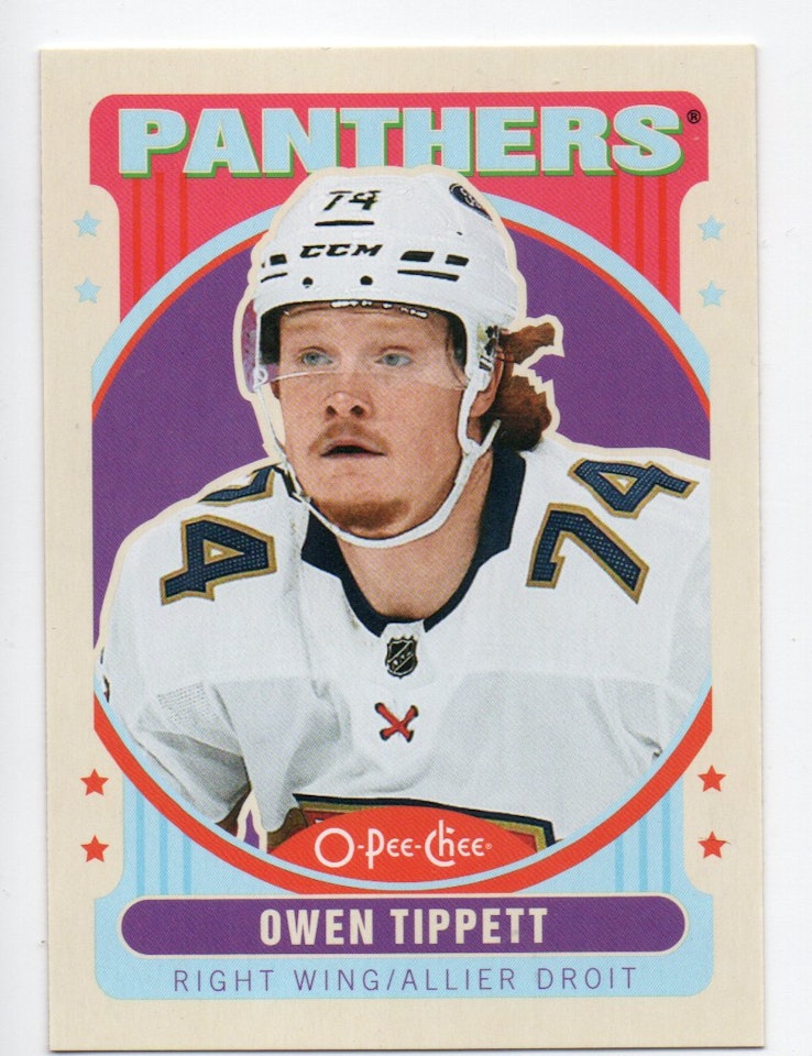 2021-22 O-Pee-Chee Retro #181 Owen Tippett (10-X307-NHLPANTHERS)