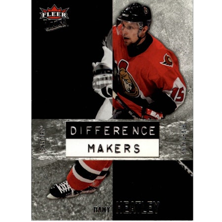 2007-08 Ultra Difference Makers #DM10 Dany Heatley (10-X176-SENATORS)