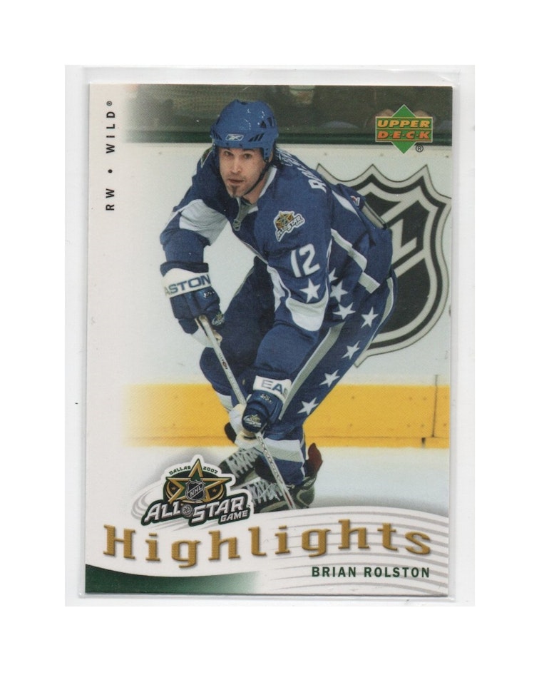 2007-08 Upper Deck All-Star Highlights #AS10 Brian Rolston (10-X194-NHLWILD)