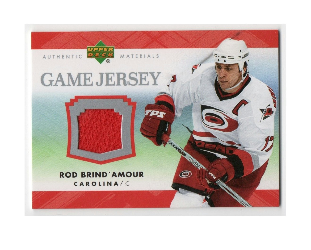 25th Anniversary Rod Brind'Amour jersey. Go Canes! : r/hockeyjerseys