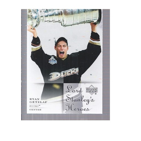 2007-08 Upper Deck Lord Stanley's Heroes #LSH6 Ryan Getzlaf (25-X89-DUCKS)