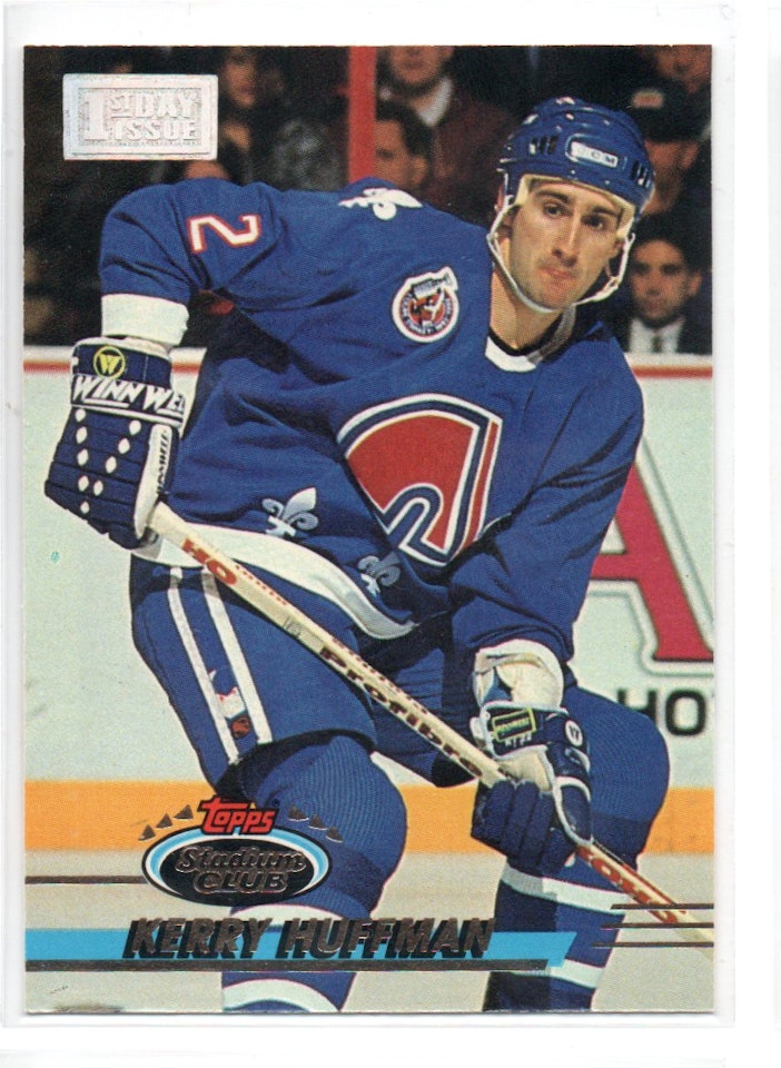 1993-94 Stadium Club First Day Issue #33 Kerry Huffman (20-X311-NORDIQUES)