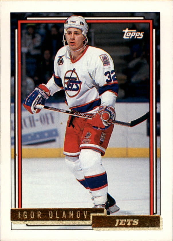 1992-93 Topps Gold #468 Igor Ulanov (10-X313-NHLJETS)