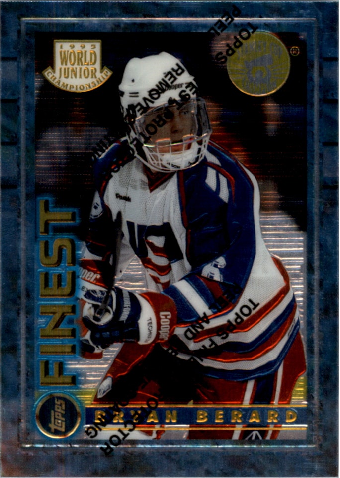 1994-95 Finest Super Team Winners #114 Bryan Berard (12-X313-USA)