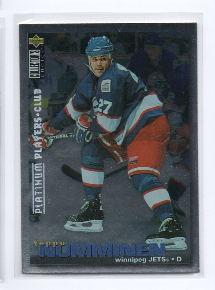 1995-96 Collector's Choice Player's Club Platinum #292 Teppo Numminen (15-X313-NHLJETS)