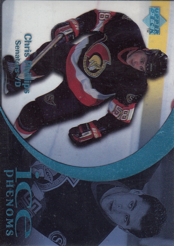 1997-98 Upper Deck Ice Parallel #47 Chris Phillips (10-X312-SENATORS)
