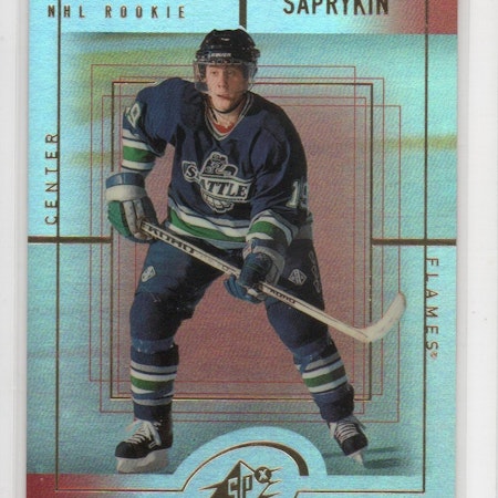 1999-00 SPx #172 Oleg Saprykin RC (50-X312-FLAMES)