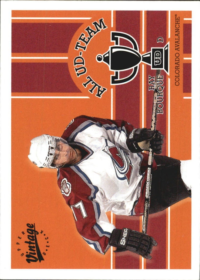 2000-01 Upper Deck Vintage All UD Team #UD4 Ray Bourque (10-X310-AVALANCHE)