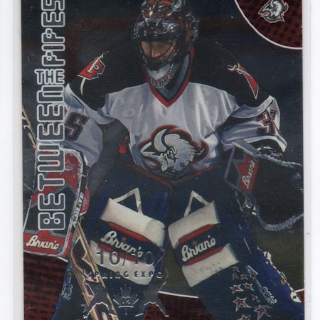 2001-02 Between the Pipes Toronto Spring Expo #45 Mika Noronen (50-X313-SABRES)