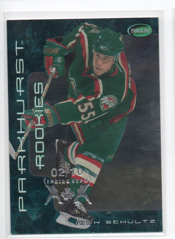 2001-02 Parkhurst Toronto Spring Expo #296 Nick Schultz (50-X311-NHLWILD)